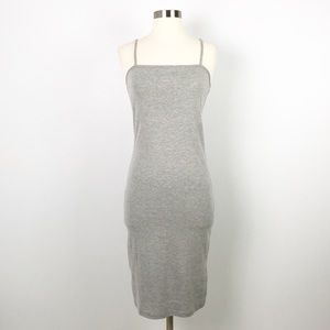 Topshop Sexy Spaghetti Sun Dress Size 6 Gray